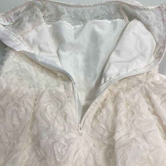 CRB Girls Wedding Corset Dress, White lace, Sz 8 - Picture 9 of 14